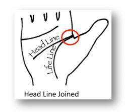 palmistry head-line-joined