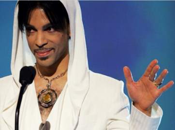 prince the artist and musician right hand